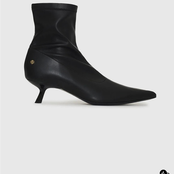 ANINE BING WOMENS BLACK HILDA HEELED BOOYS SIZE 38/ 8 INCLUDES BOX & DUSTBAG - Picture 9 of 9